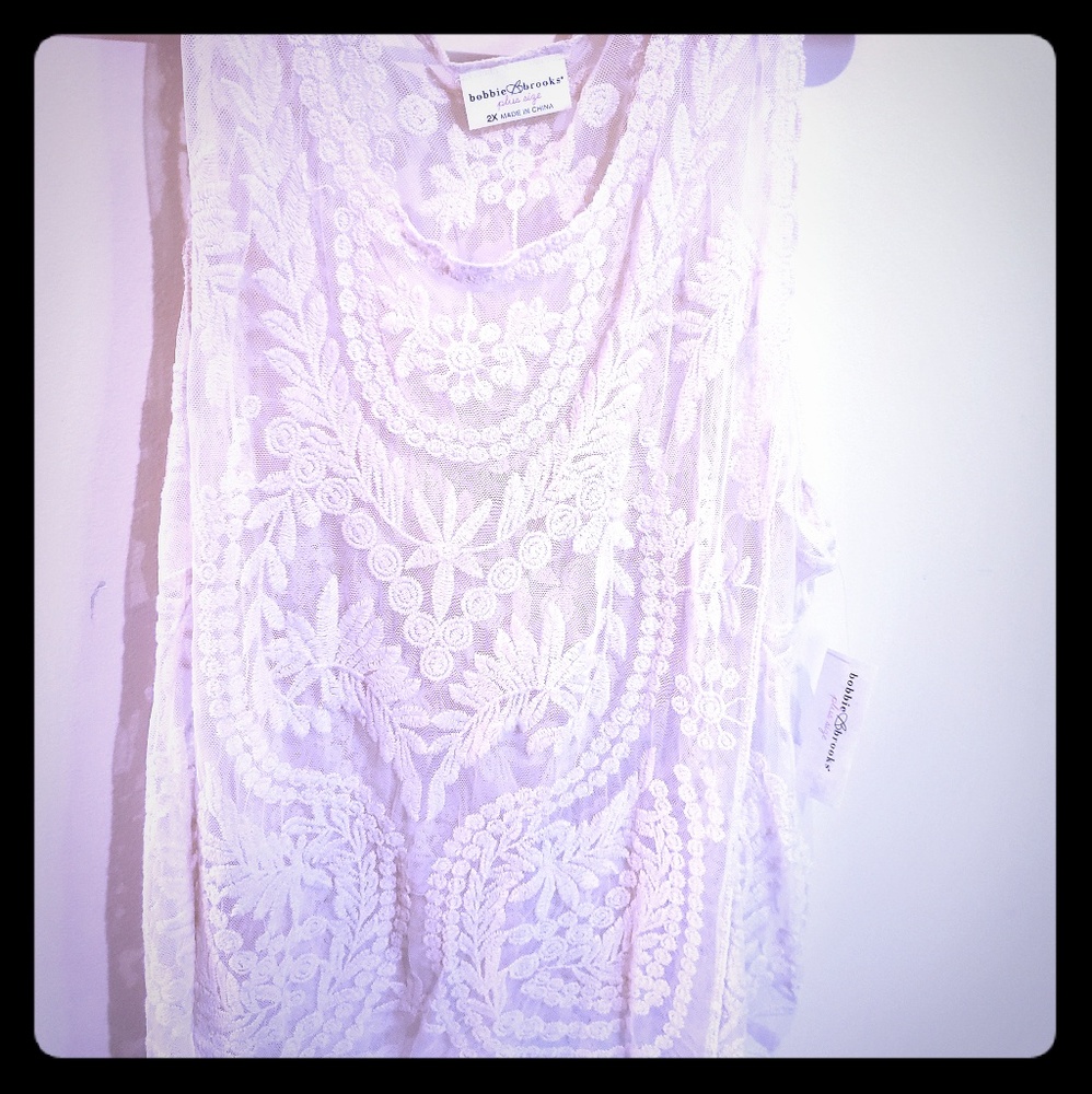 Lace Cream Tank
